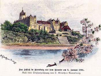 Bernburg um 1894, Zeichnung von Gnter-Naumburg- Archiv Sternal