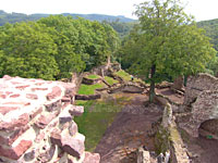 Burgruine Hohnstein bei Neustadt im Sdharz